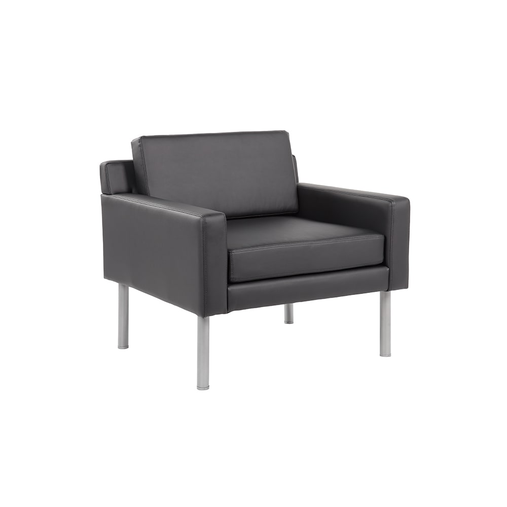 Boss Modern Styled Lounge Chair, Black